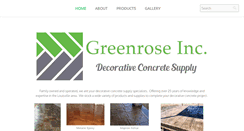 Desktop Screenshot of greenroseinc.com